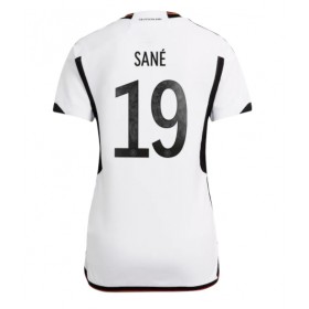 Camiseta de fútbol Alemania Leroy Sane 19 Mujer 1ª equipación Copa Mundo 2022